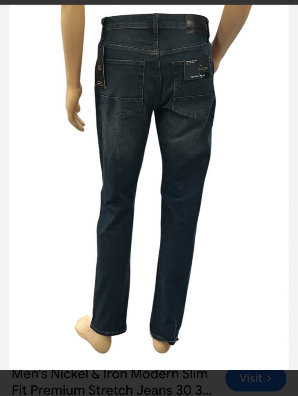 NWT Nickel & Iron Modern Slim Fit Premium Stretch Jeans
